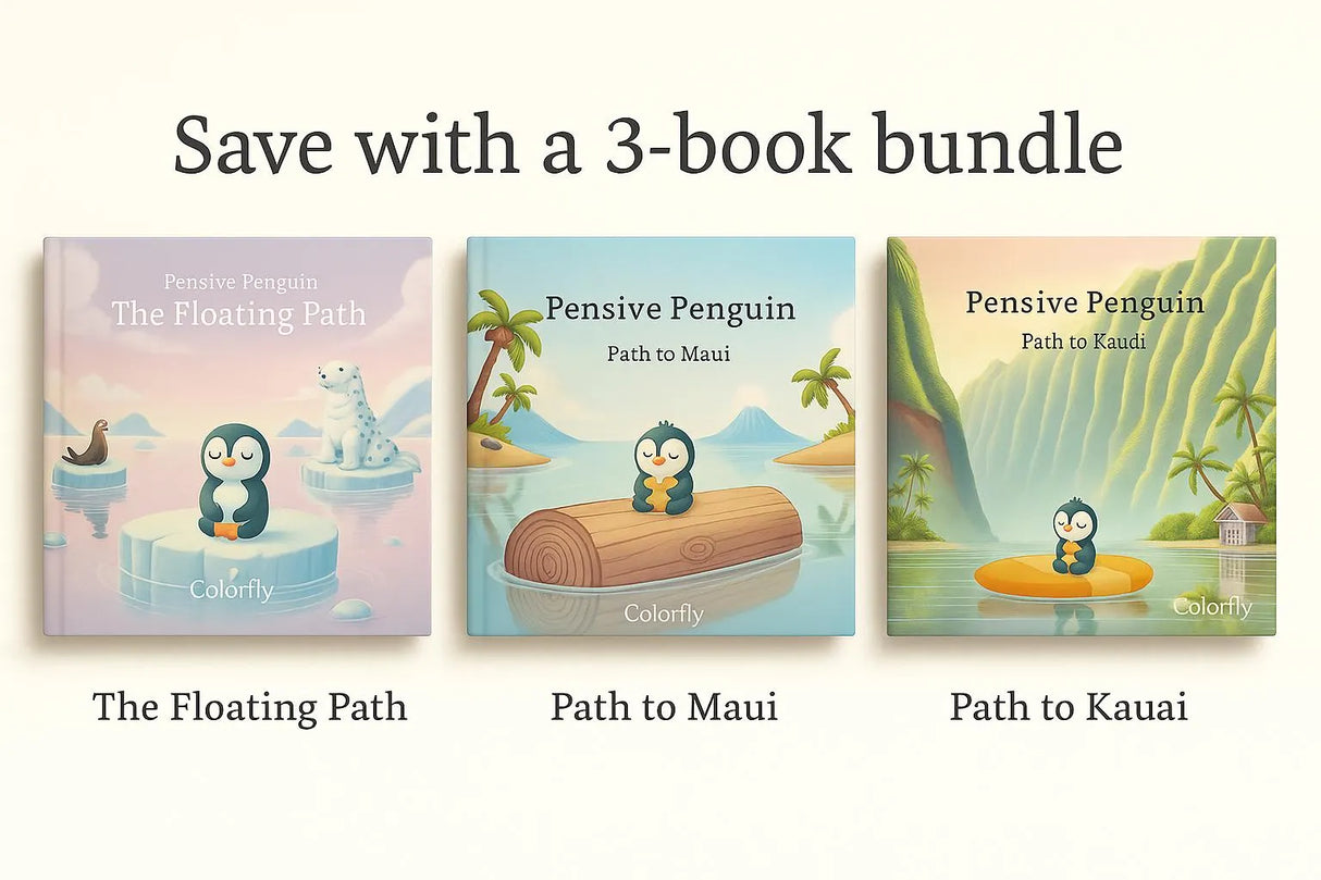 Pensive Penguin 3 Book Bundle: The Floating Path, Path to Maui, Path to Kauai