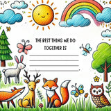 Papa, I Love You Because: A Fill-in-the-Blank Book with Prompts for Sharing Love, Memories & Drawings