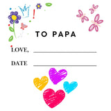 Papa, I Love You Because: A Fill-in-the-Blank Book with Prompts for Sharing Love, Memories & Drawings