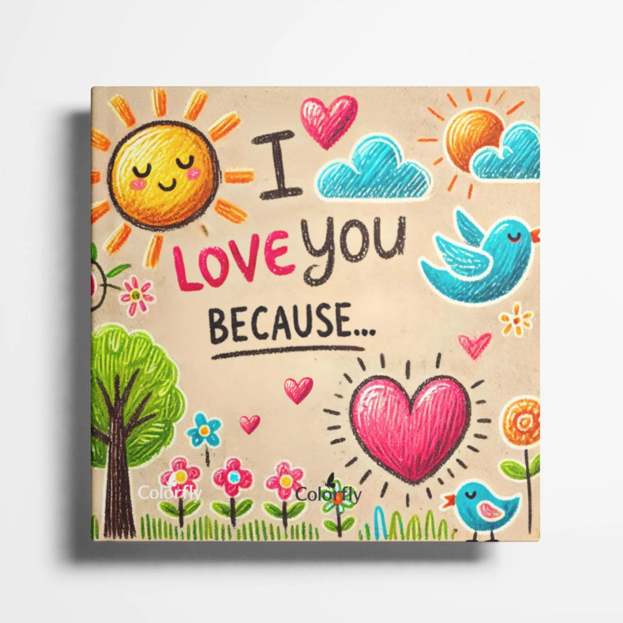 I Love You Because: A Fill-in-the-Blank Book for Sharing Love, Memories & Smiles